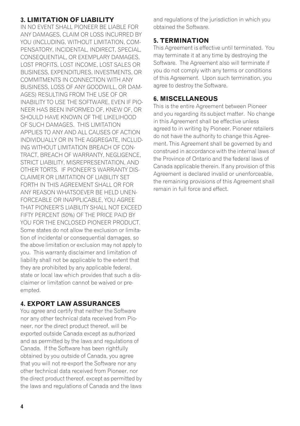 Pioneer AVIC-90DVD User Manual | Page 6 / 74