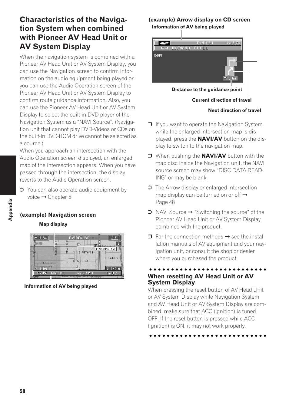 Pioneer AVIC-90DVD User Manual | Page 60 / 74