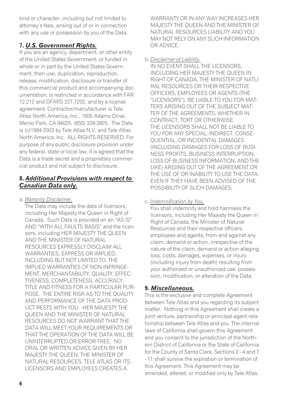 Pioneer AVIC-90DVD User Manual | Page 8 / 74