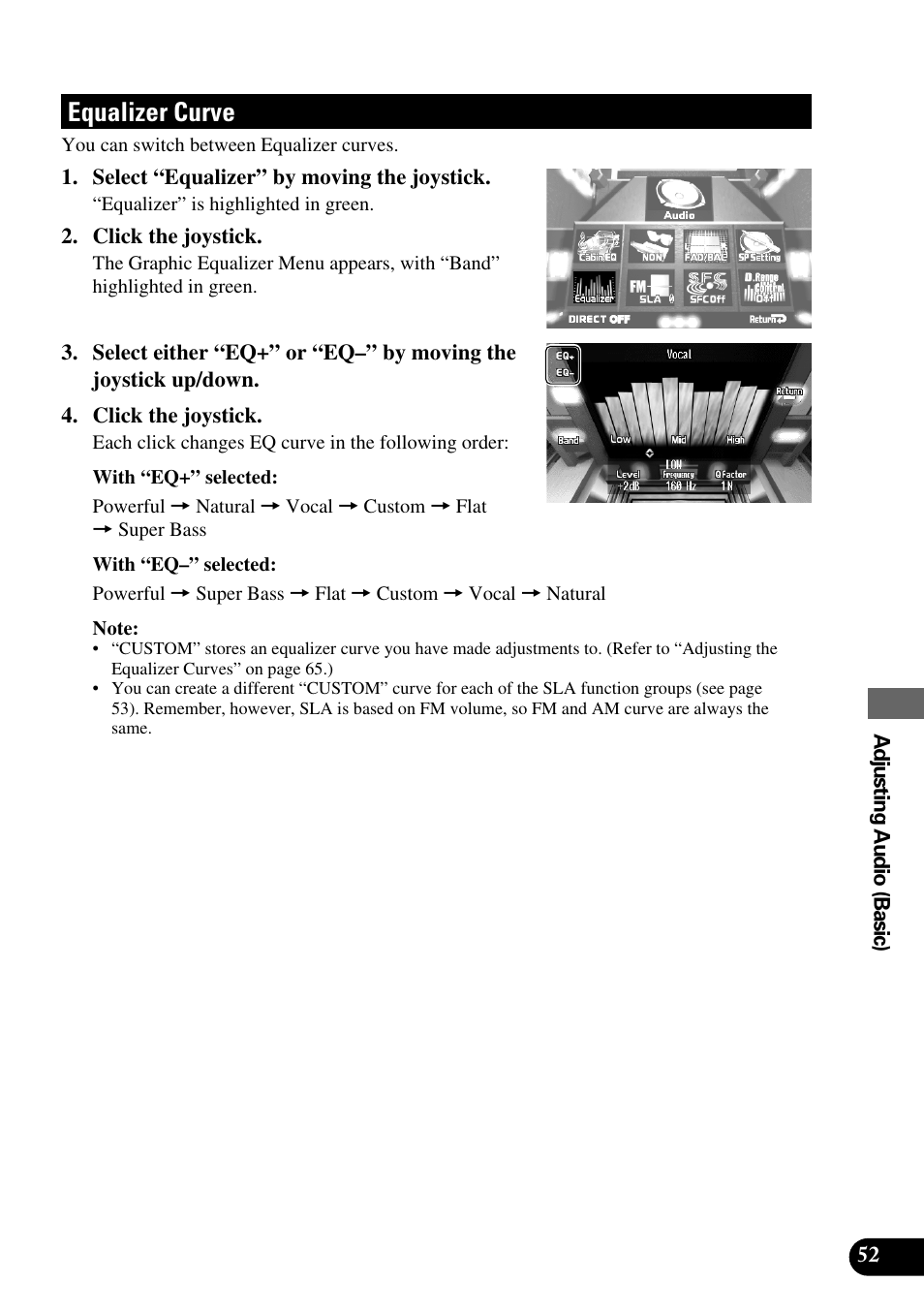 Equalizer curve | Pioneer Super Tuner III AVM-P9000 User Manual | Page 53 / 96