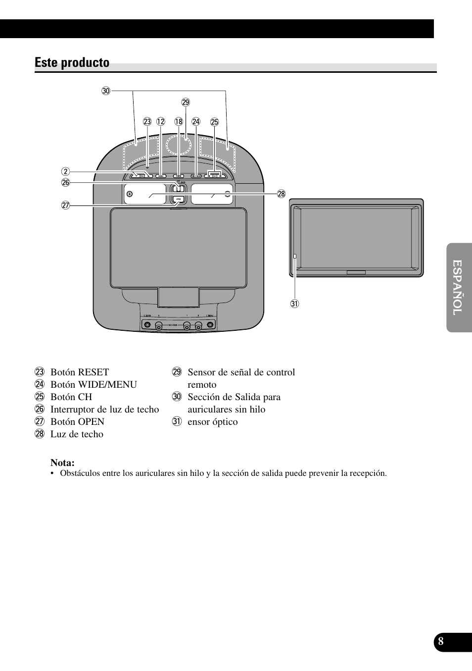 Este producto | Pioneer AVR-W6100 User Manual | Page 81 / 112