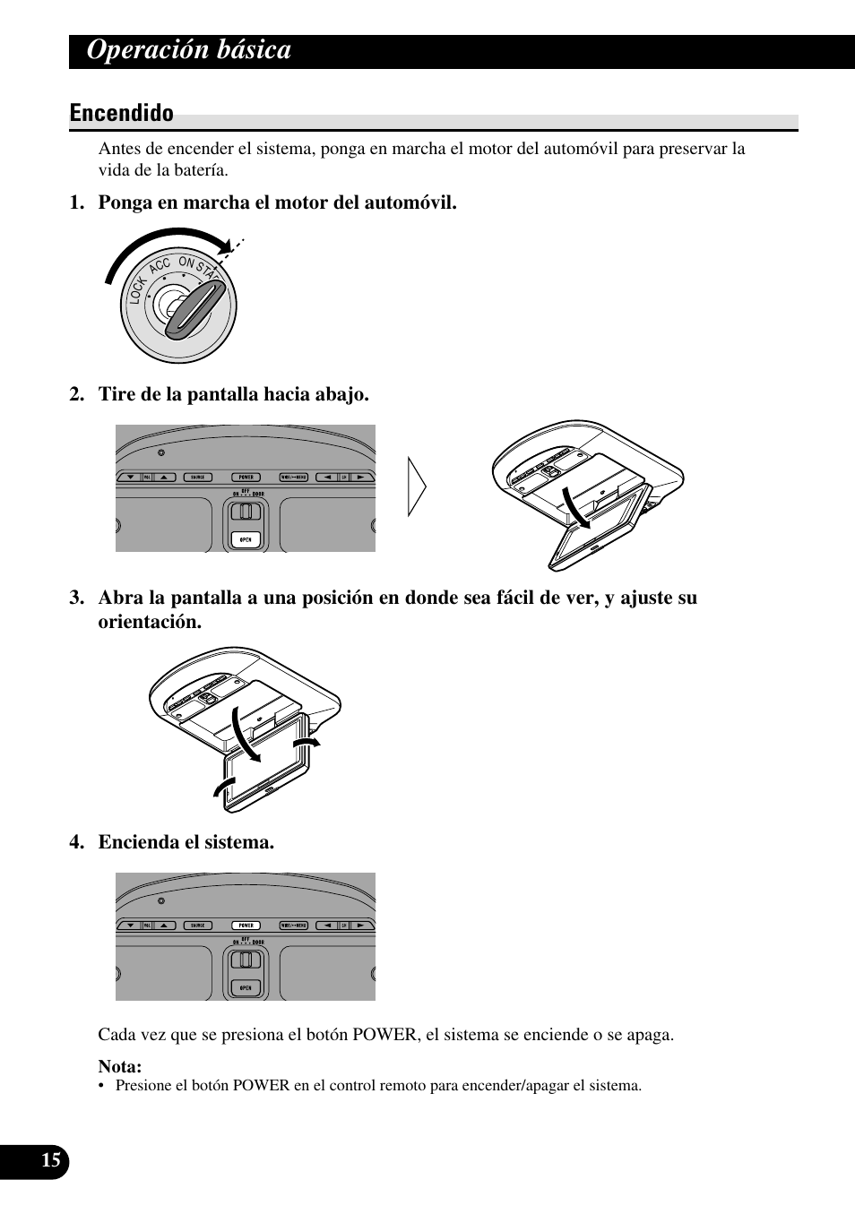 Operación básica, Encendido ajuste del volumen, Encendido | Pioneer AVR-W6100 User Manual | Page 88 / 112