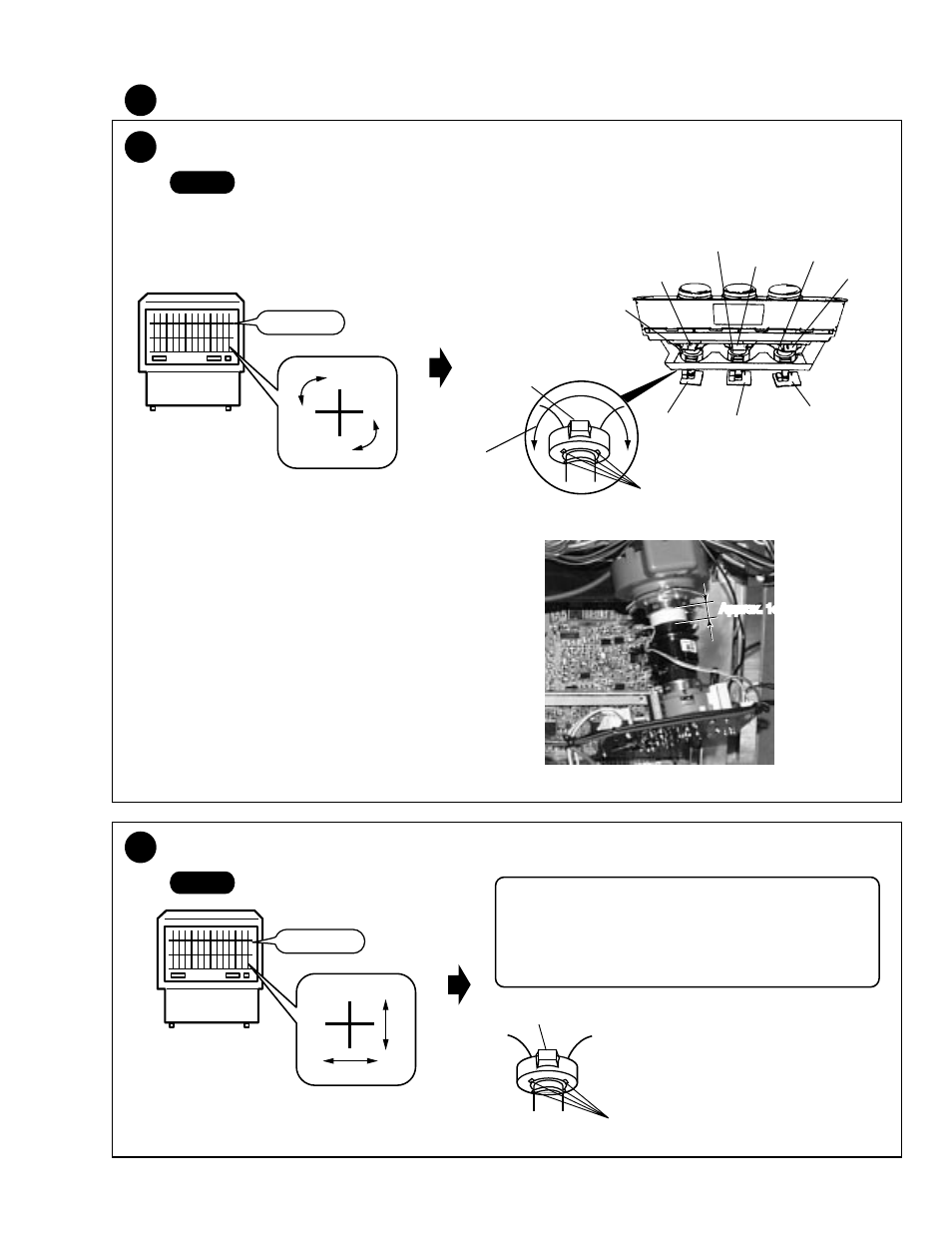 2screen center adjustment, Start | Pioneer PRO-610HD User Manual | Page 9 / 83