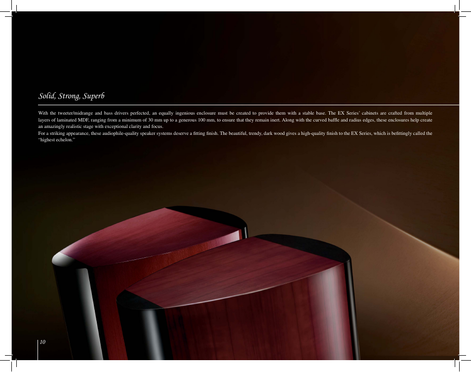 Solid, strong, superb | Pioneer S-1EX User Manual | Page 10 / 16
