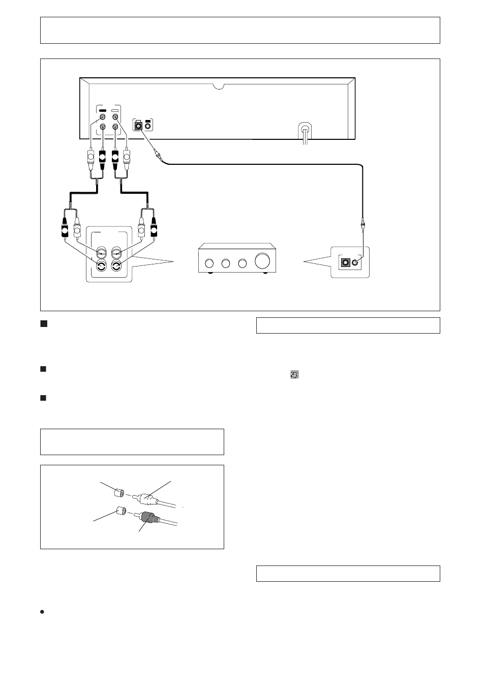 Connections, Connecting the recording and playback cords, Pioneer system remote control control in jack | Control out jack, Connecting the power cord | Pioneer CT-W208R User Manual | Page 7 / 20