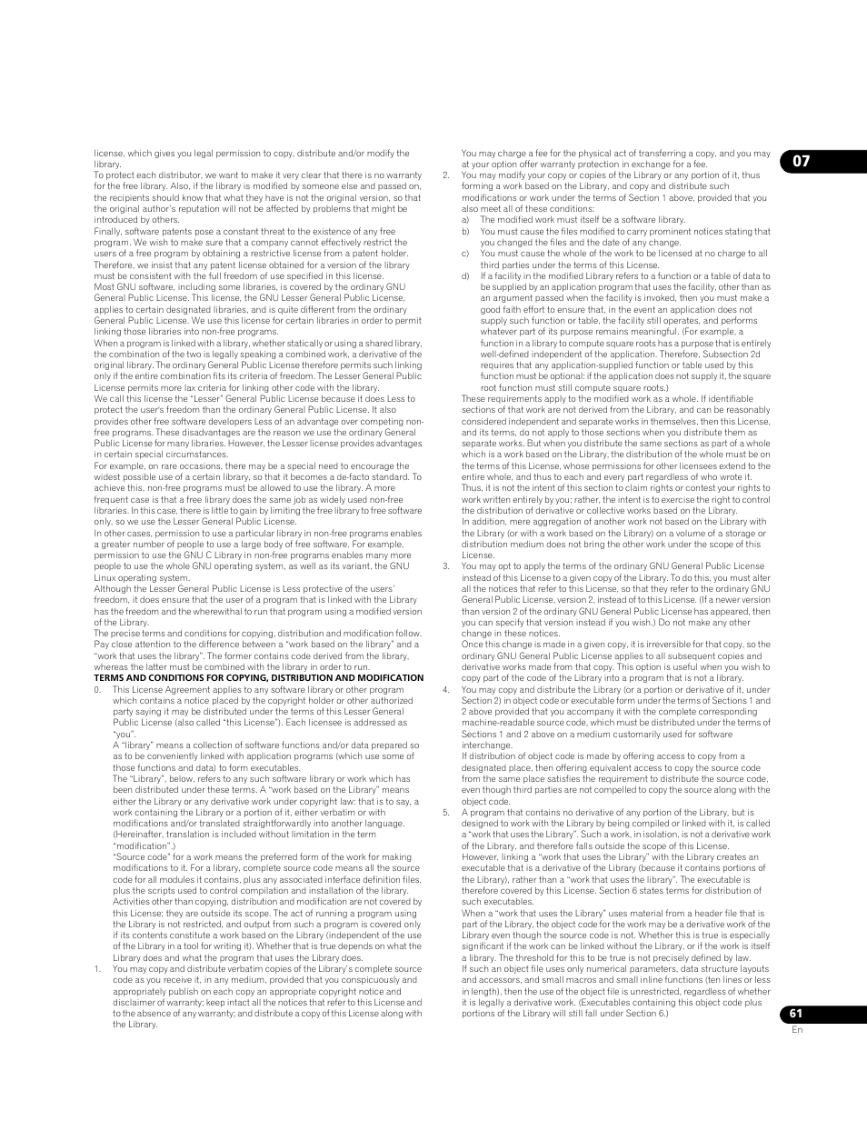 Pioneer BONUSVIEW BDP-LX91 User Manual | Page 61 / 73