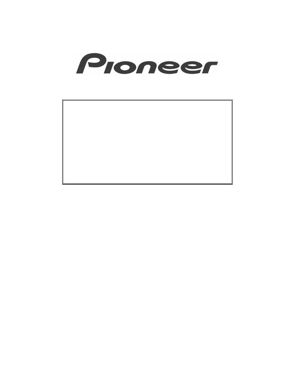 Pioneer DVR-104 User Manual | 14 pages