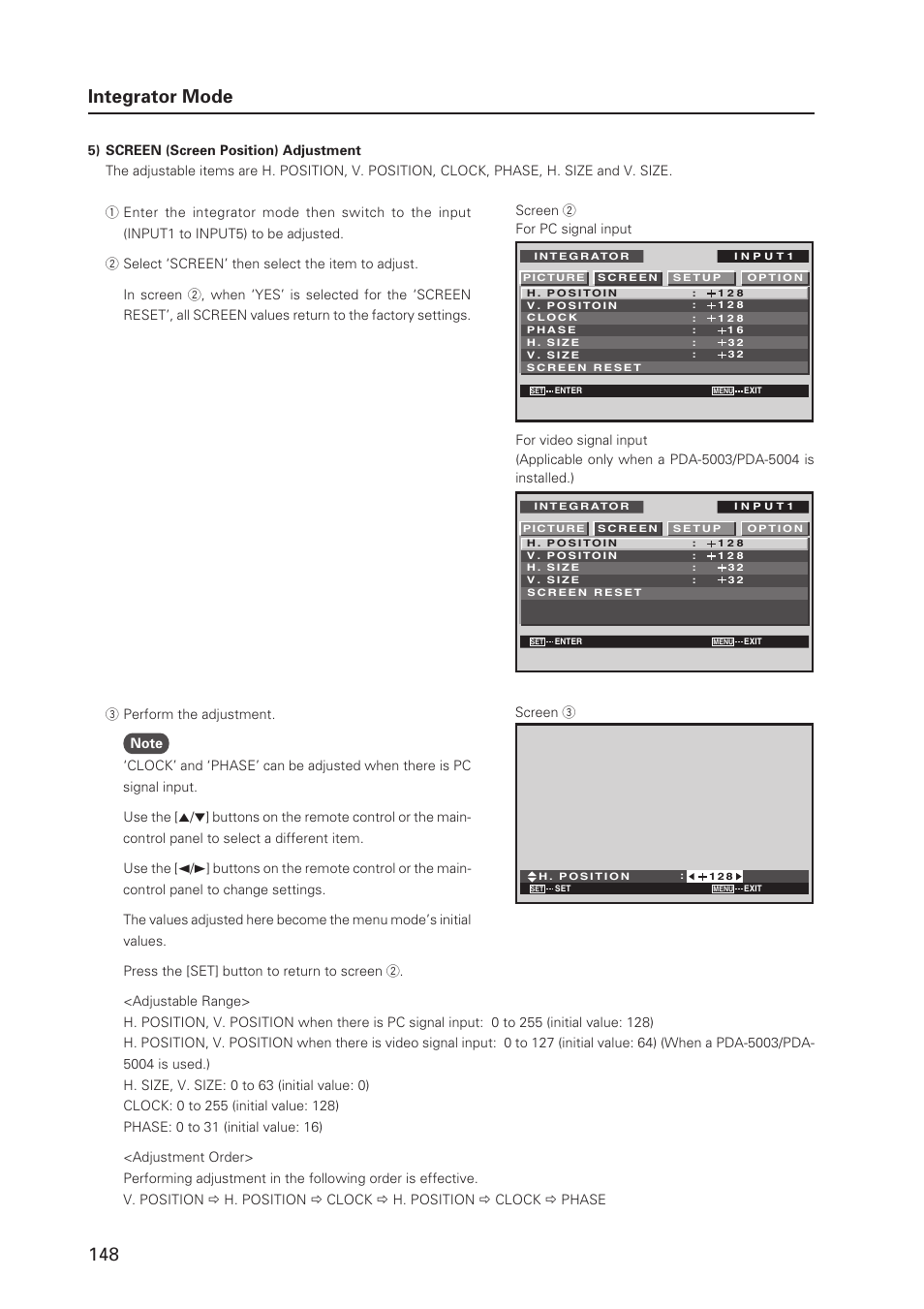 148 integrator mode | Pioneer MILESTONE 12 User Manual | Page 148 / 215