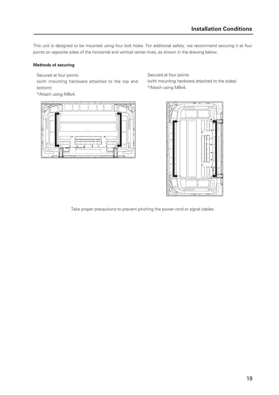 19 installation conditions | Pioneer MILESTONE 12 User Manual | Page 19 / 215