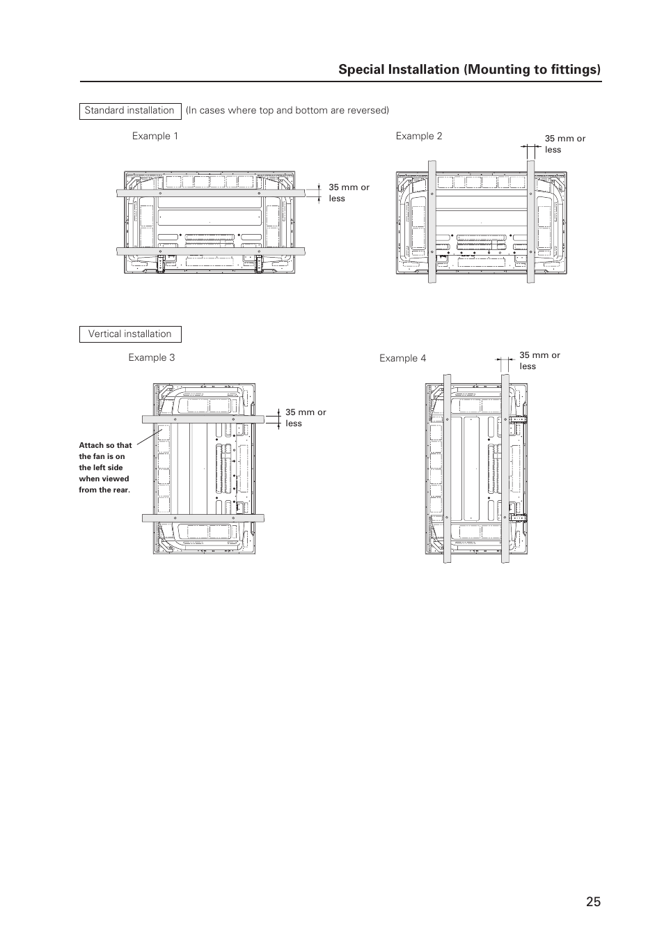 25 special installation (mounting to fittings) | Pioneer MILESTONE 12 User Manual | Page 25 / 215