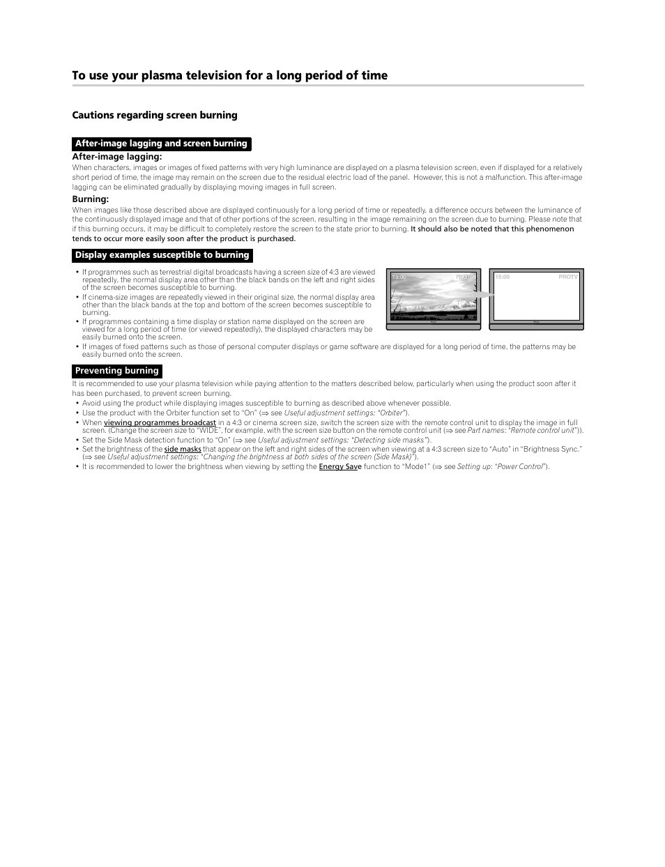 Cautions regarding screen burning | Pioneer PDP-508XDA User Manual | Page 2 / 76