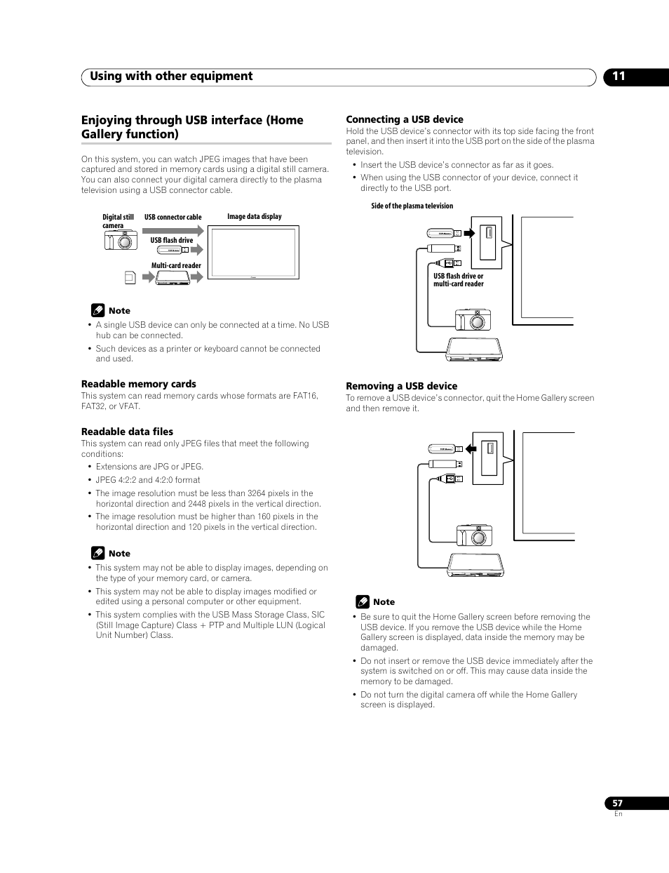 Using with other equipment 11 | Pioneer PDP-508XDA User Manual | Page 57 / 76