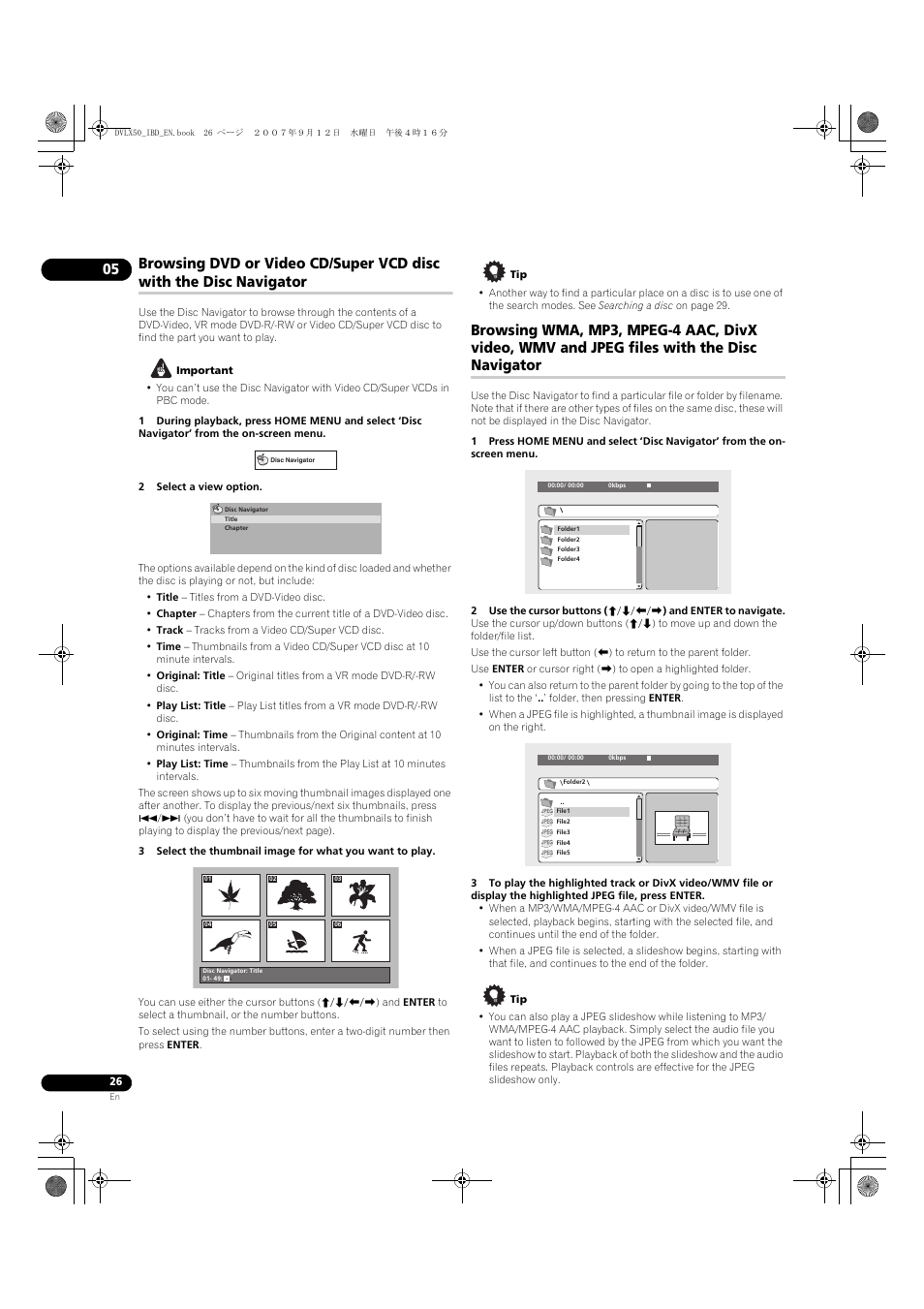 Pioneer DV-LX50 User Manual | Page 26 / 48