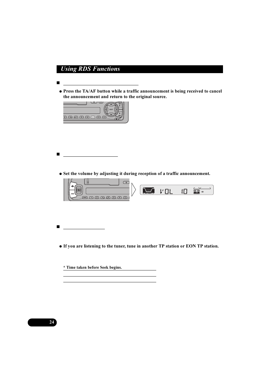 8vlqj 5'6 )xqfwlrqv | Pioneer KEH-P5900R User Manual | Page 24 / 48