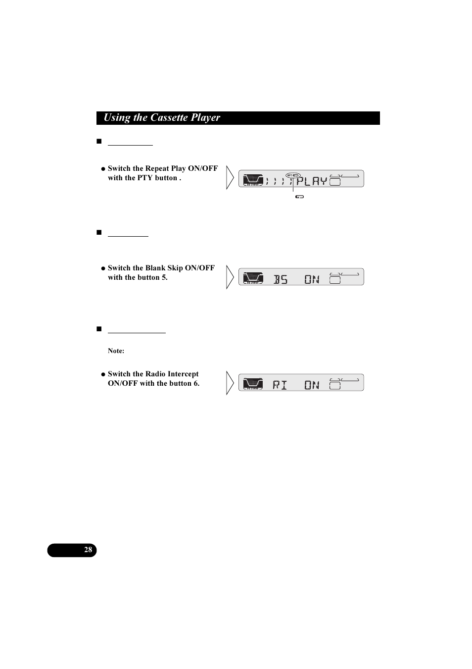 8vlqj wkh &dvvhwwh 3od\hu | Pioneer KEH-P5900R User Manual | Page 28 / 48