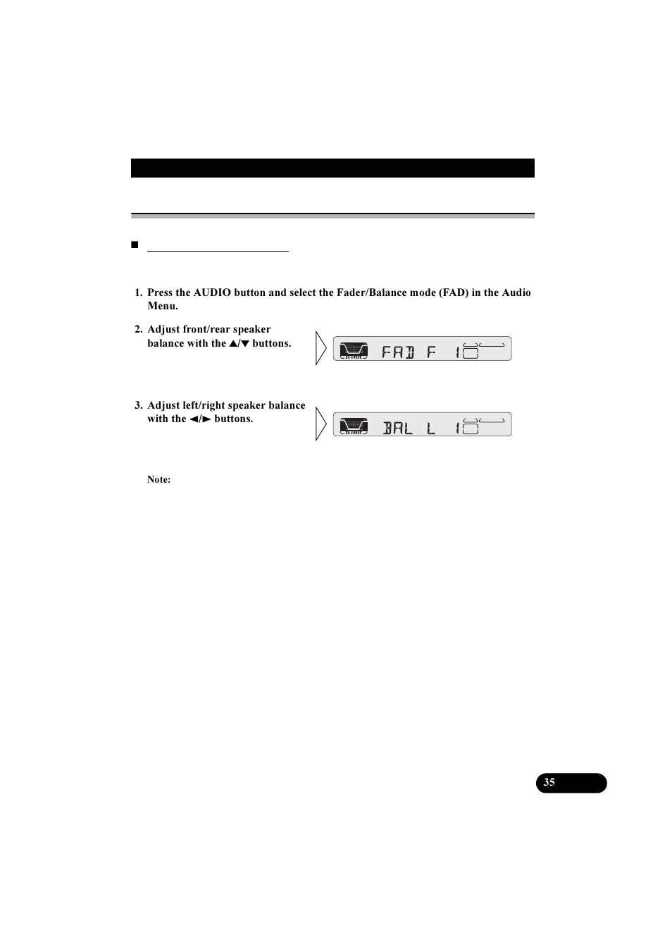 Audio menu functions | Pioneer KEH-P5900R User Manual | Page 35 / 48