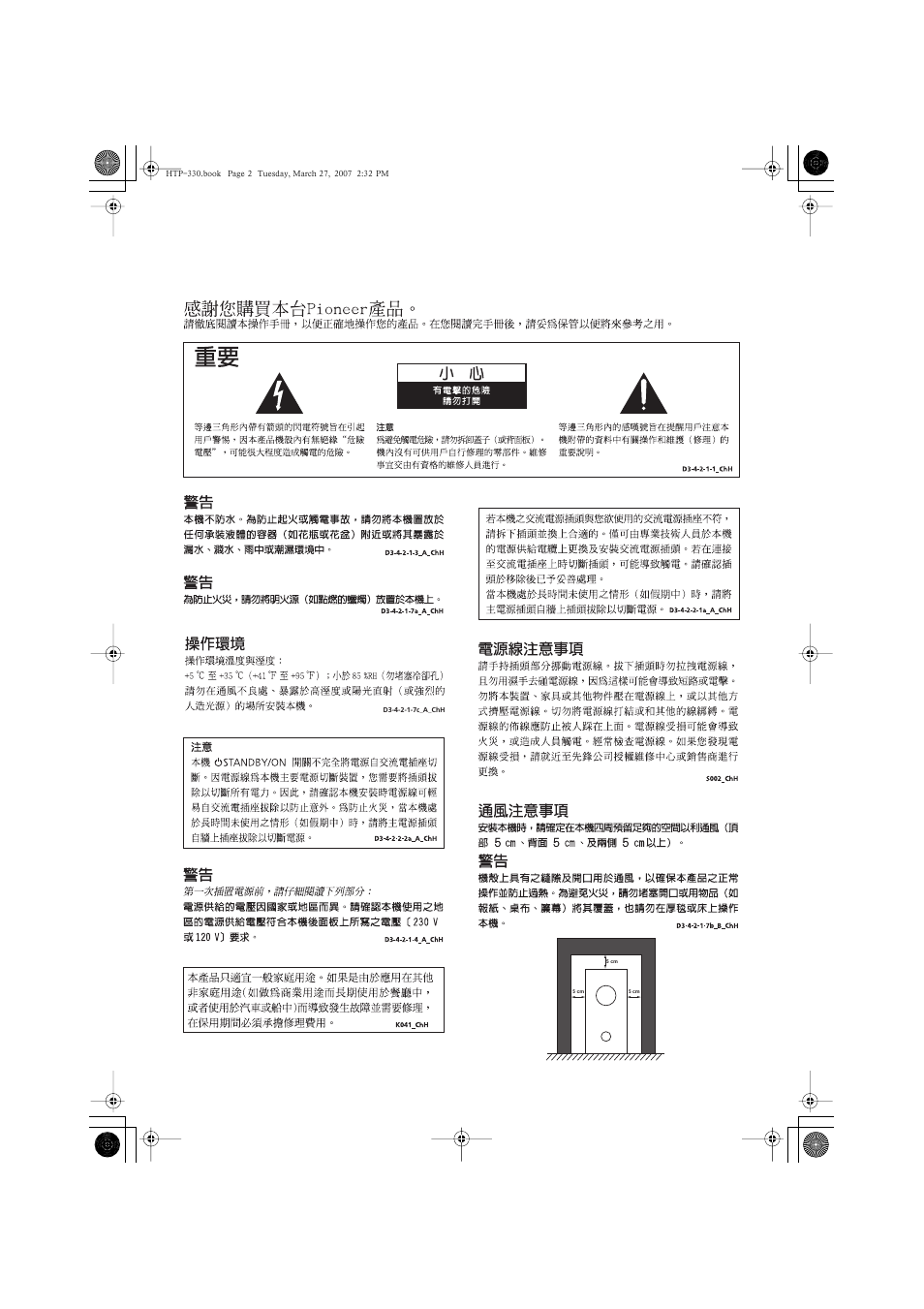 Pioneer S-ST330 User Manual | Page 32 / 62