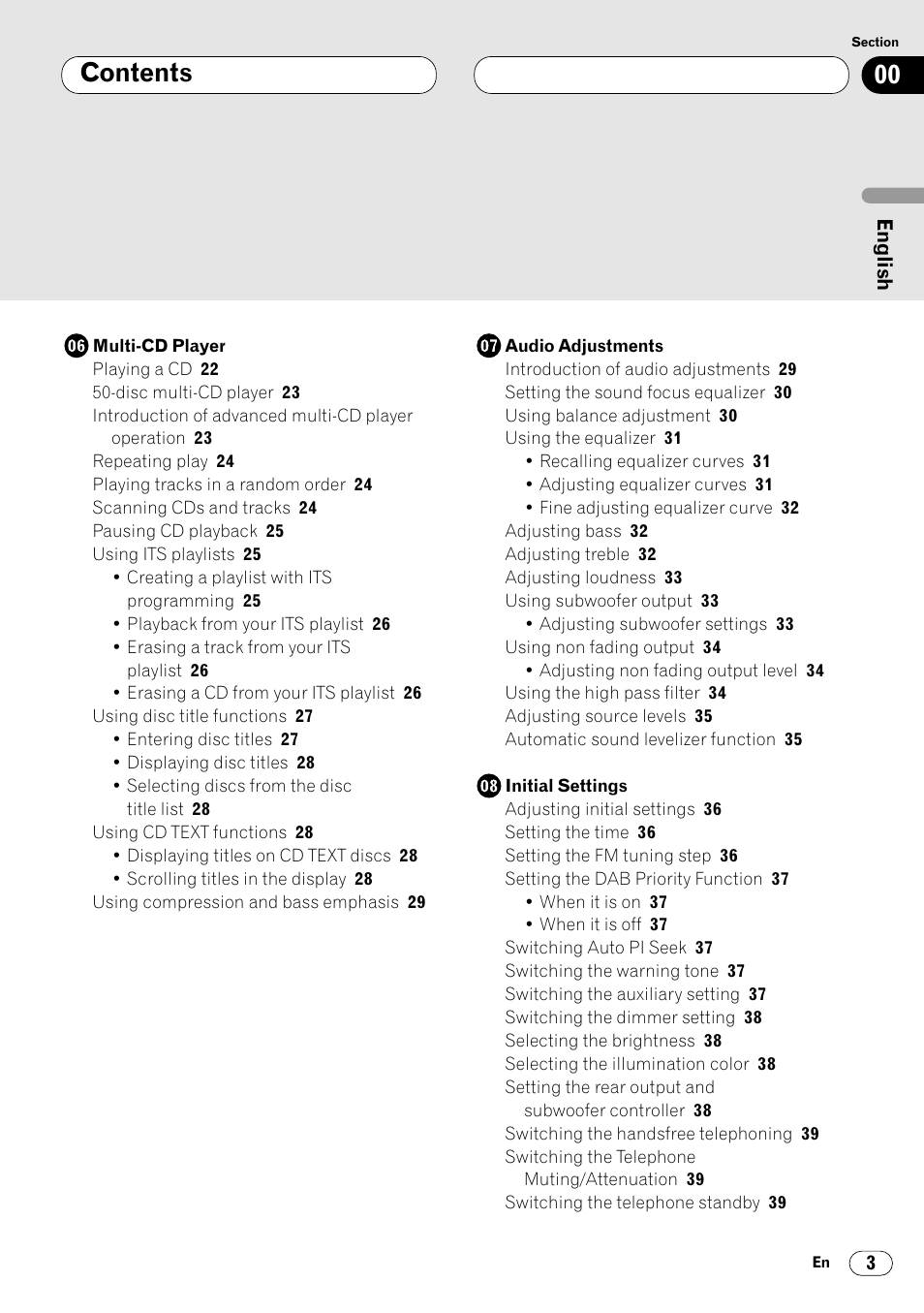 Pioneer KEH-P7020R User Manual | Page 3 / 96