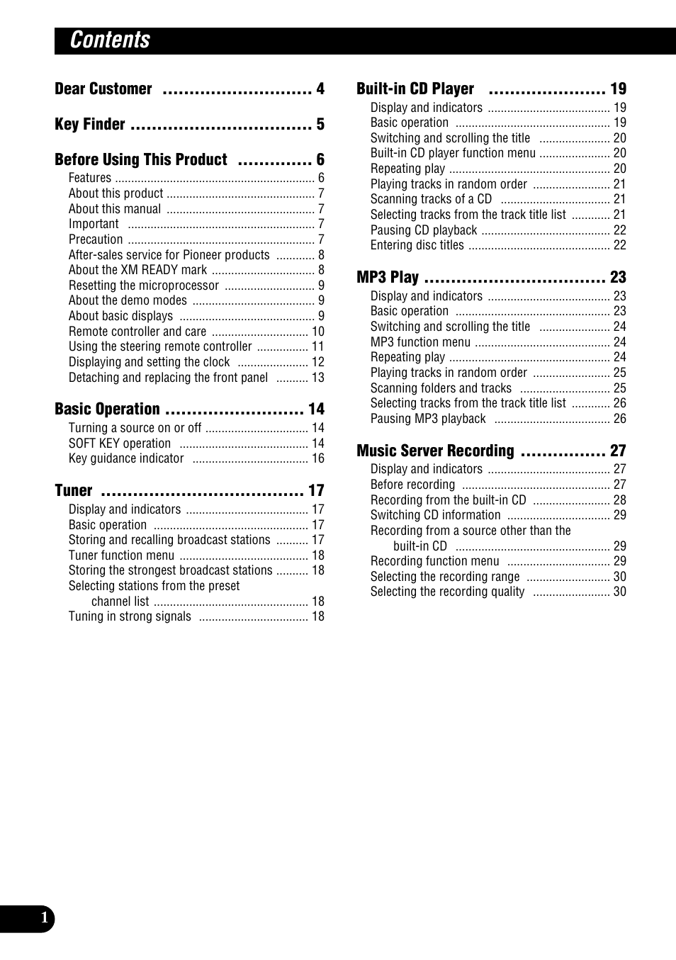 Pioneer DEH-P9100R User Manual | Page 2 / 94