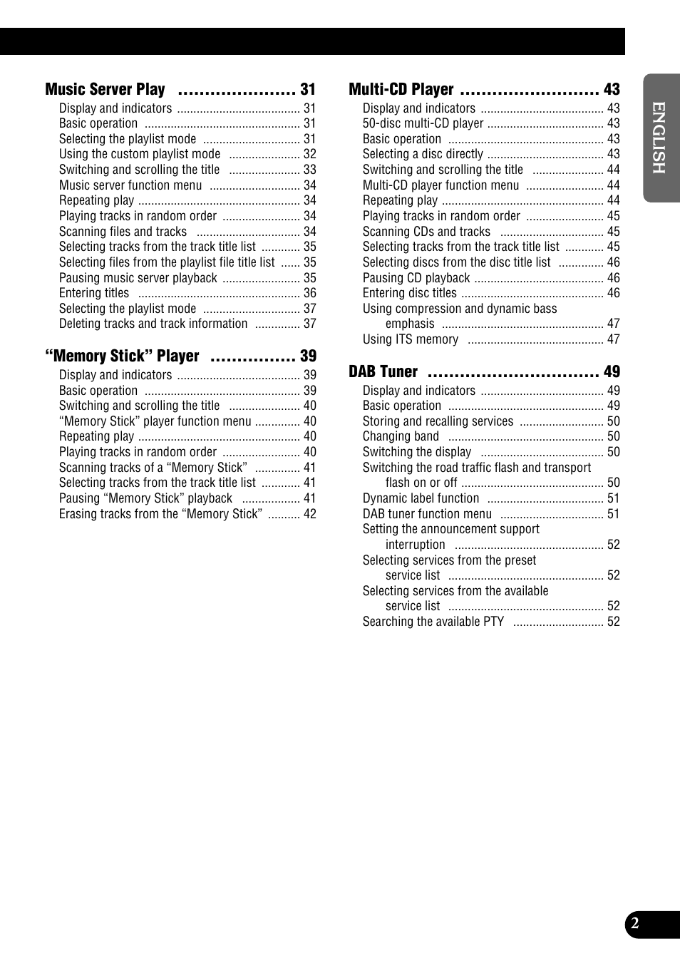 Pioneer DEH-P9100R User Manual | Page 3 / 94