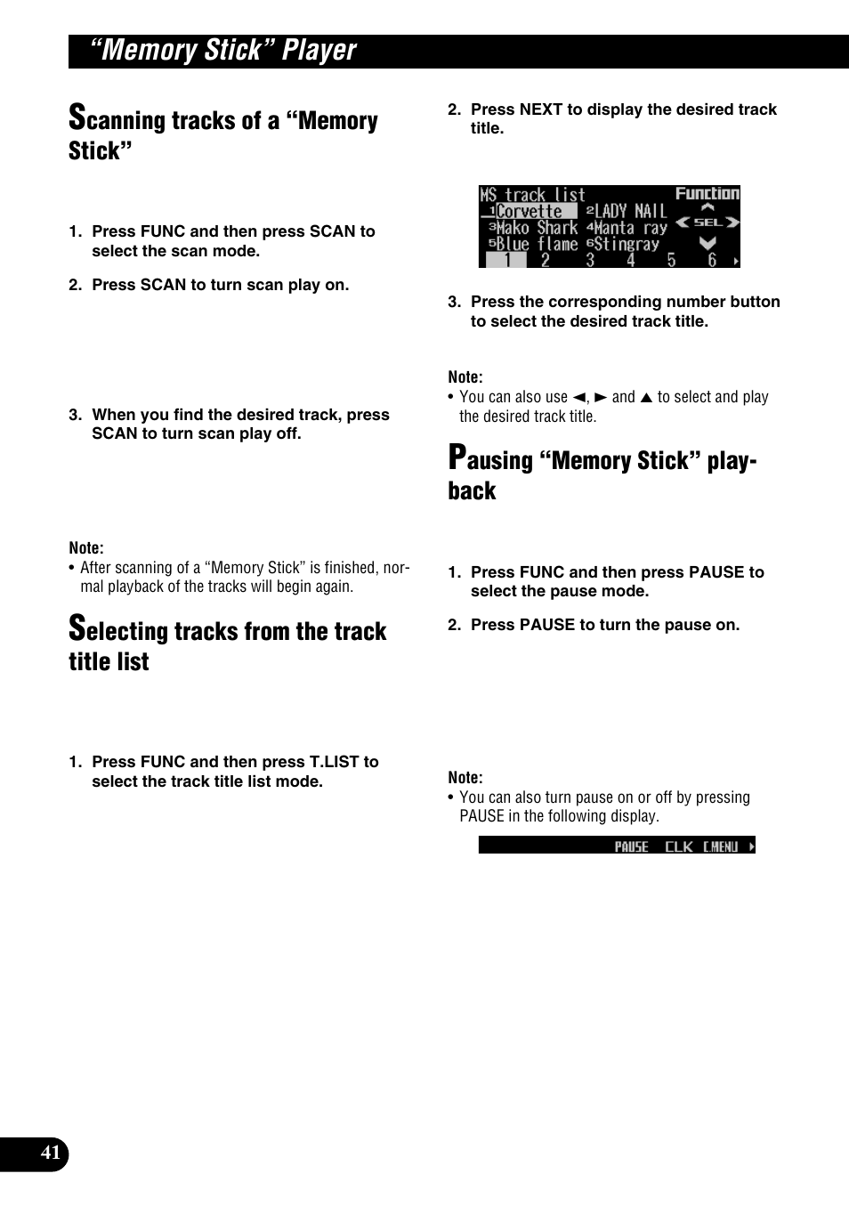 Electing tracks from the track title list | Pioneer DEH-P9100R User Manual | Page 42 / 94