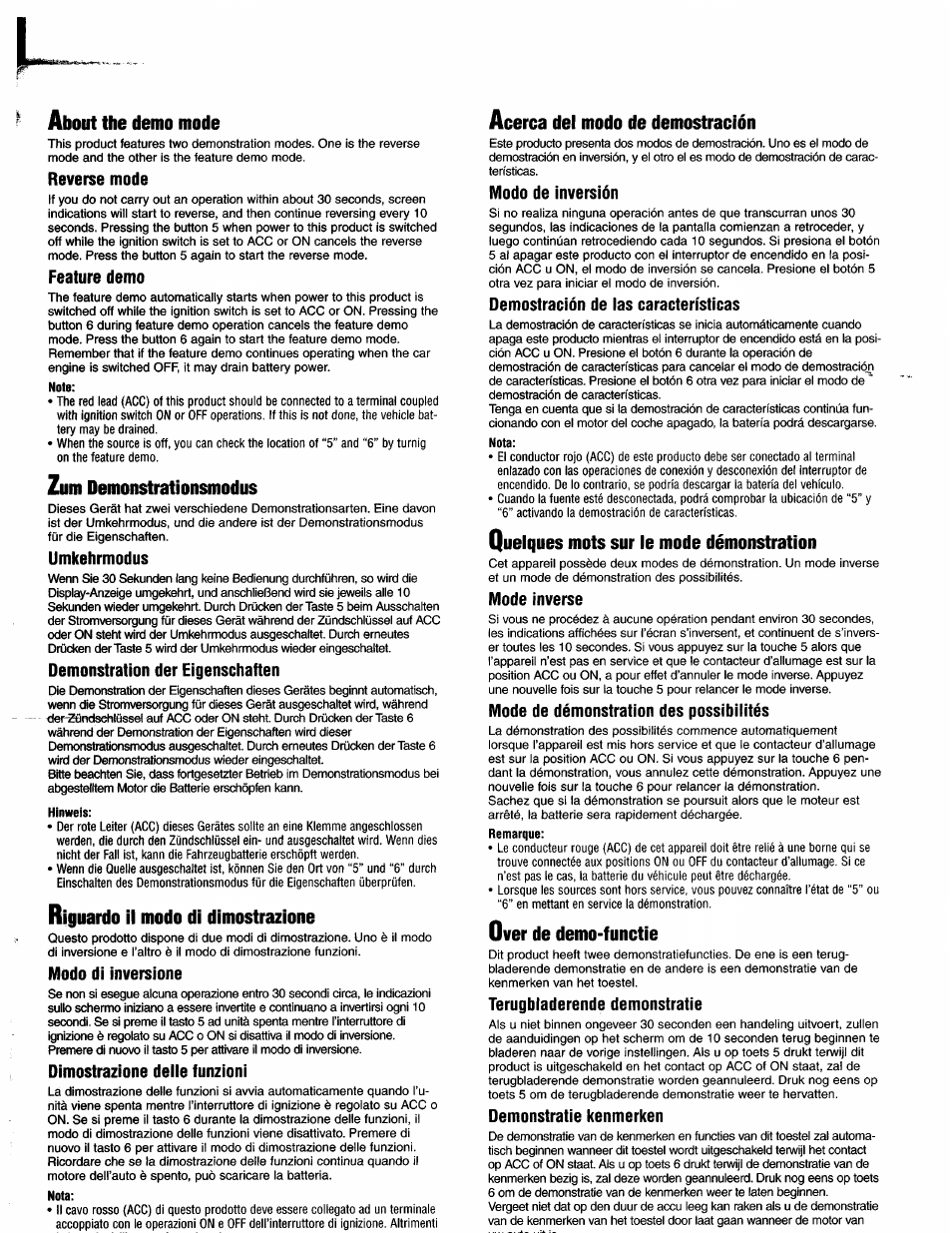 Demo mode add on | Pioneer DEH-P9100R User Manual | Page 91 / 94