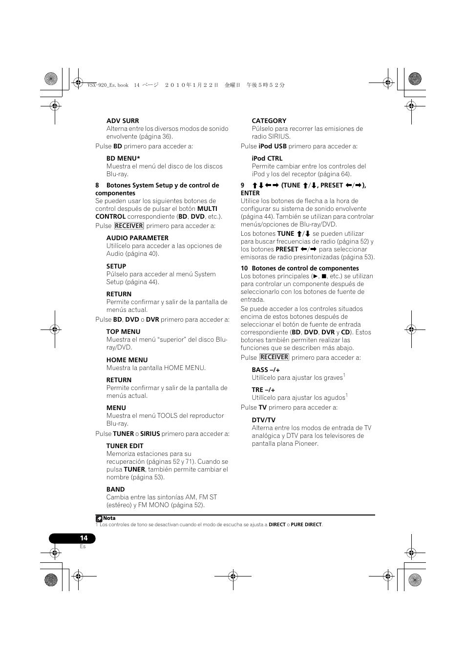 Pioneer VSX 920 User Manual | Page 92 / 160