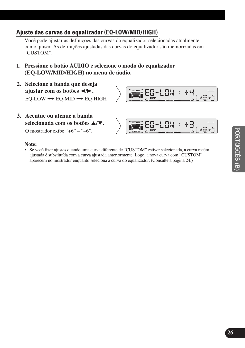 Ajuste das curvas do equalizador (eq-low/mid/high) | Pioneer DEH-P3150-B User Manual | Page 103 / 116