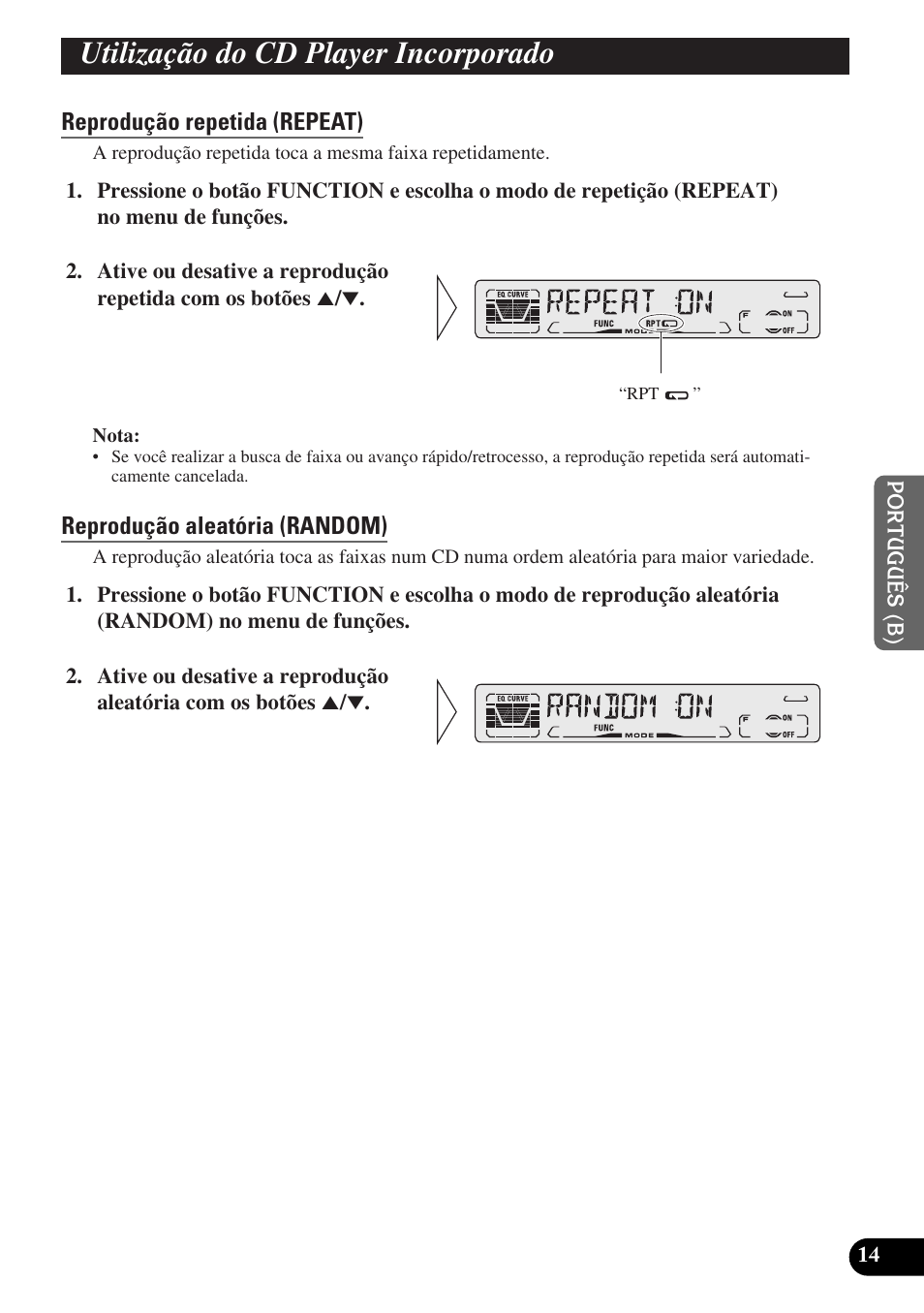 Utilização do cd player incorporado | Pioneer DEH-P3150-B User Manual | Page 91 / 116