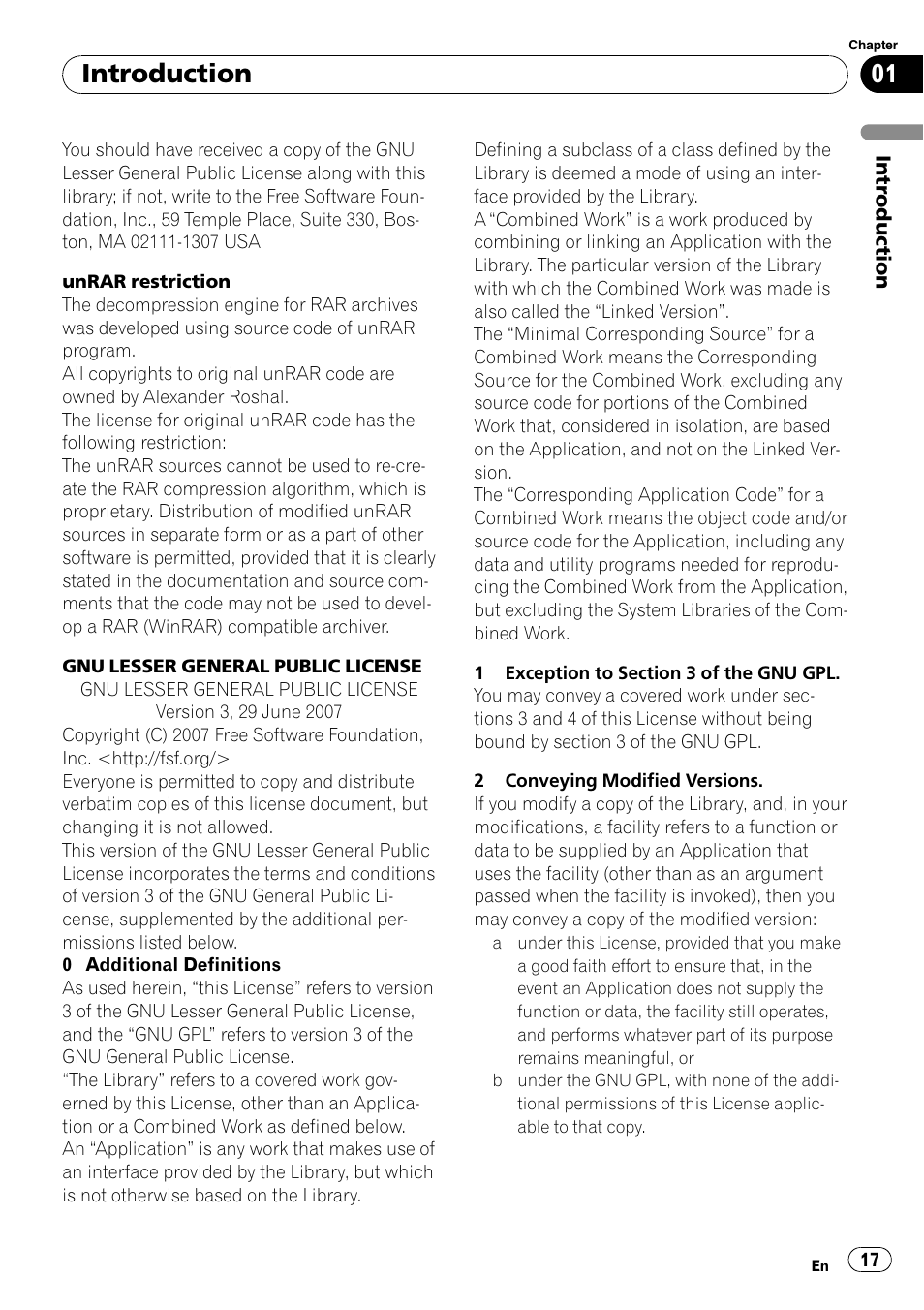 Introduction | Pioneer AVIC-X9115BT User Manual | Page 17 / 215