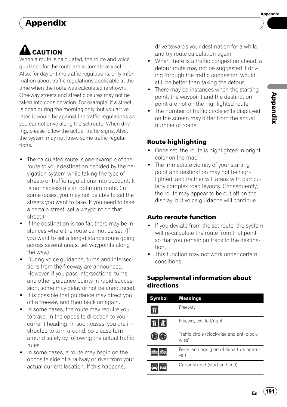 Appendix | Pioneer AVIC-X9115BT User Manual | Page 191 / 215