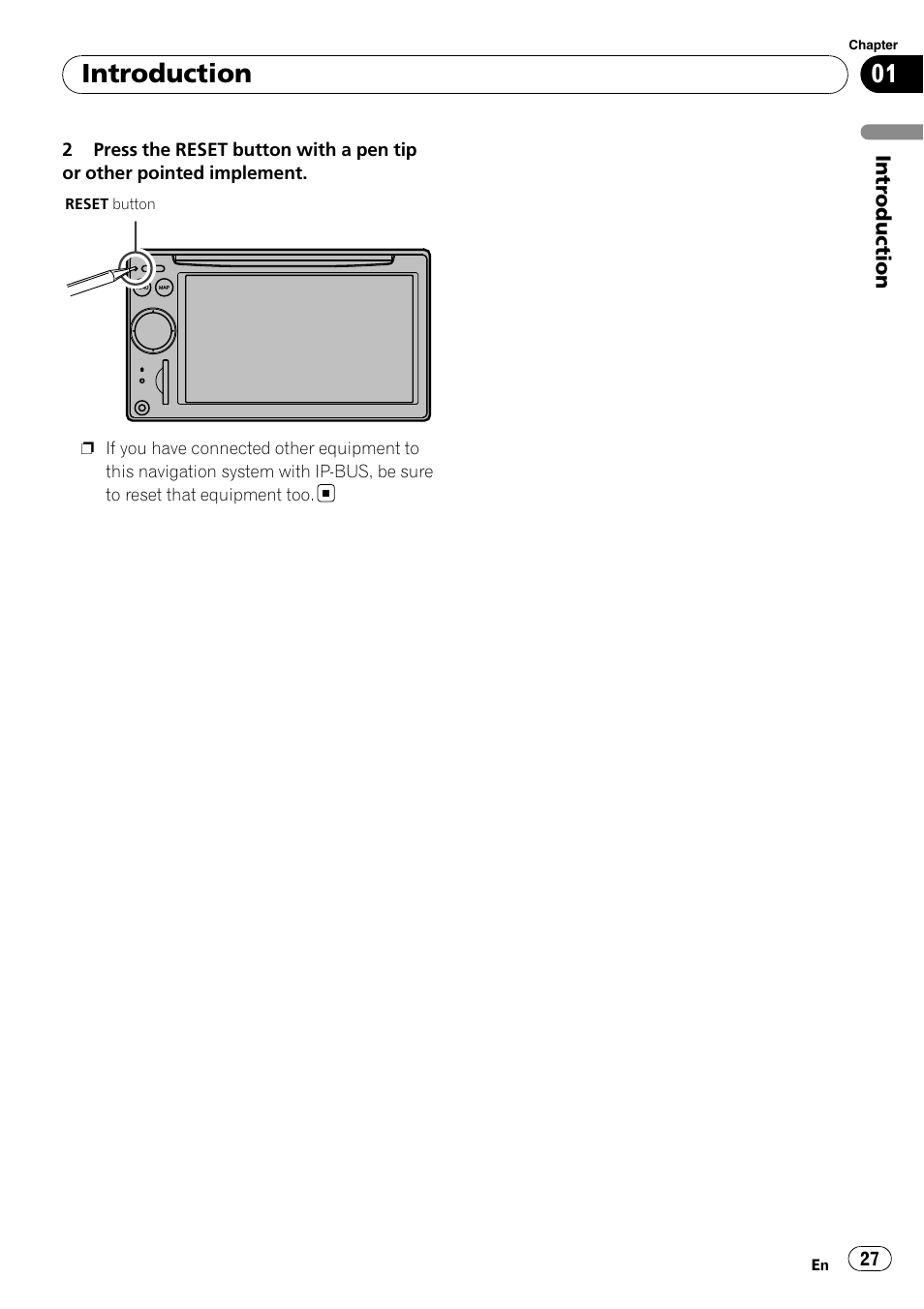 Introduction | Pioneer AVIC-X9115BT User Manual | Page 27 / 215