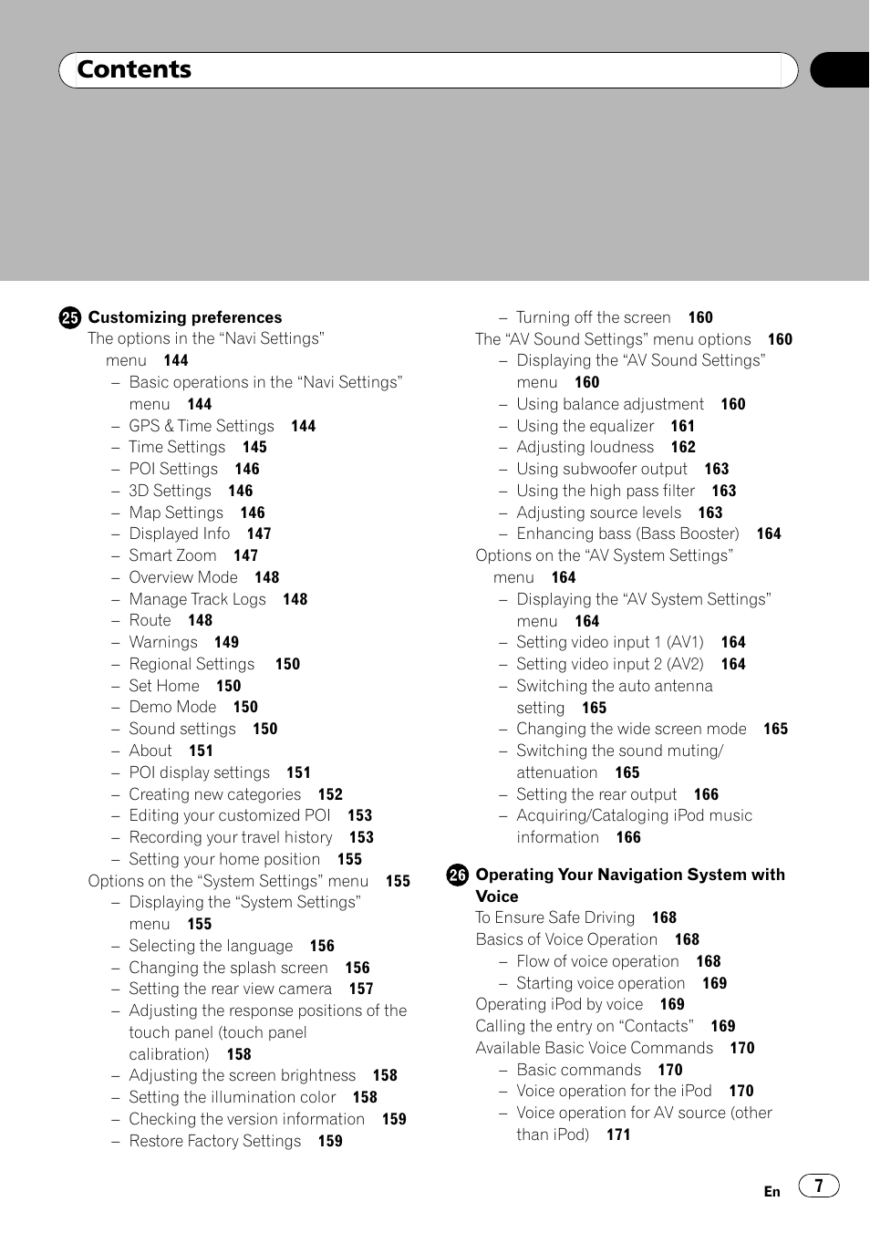 Pioneer AVIC-X9115BT User Manual | Page 7 / 215