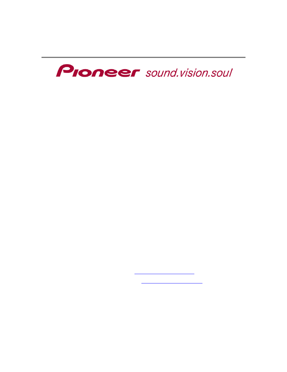 Rs-232 command reference manual, Pdp-505cmx, For pioneer | Plasma display panel | Pioneer PDP-505CMX Plasma Display Panel RS-232 User Manual | Page 22 / 22