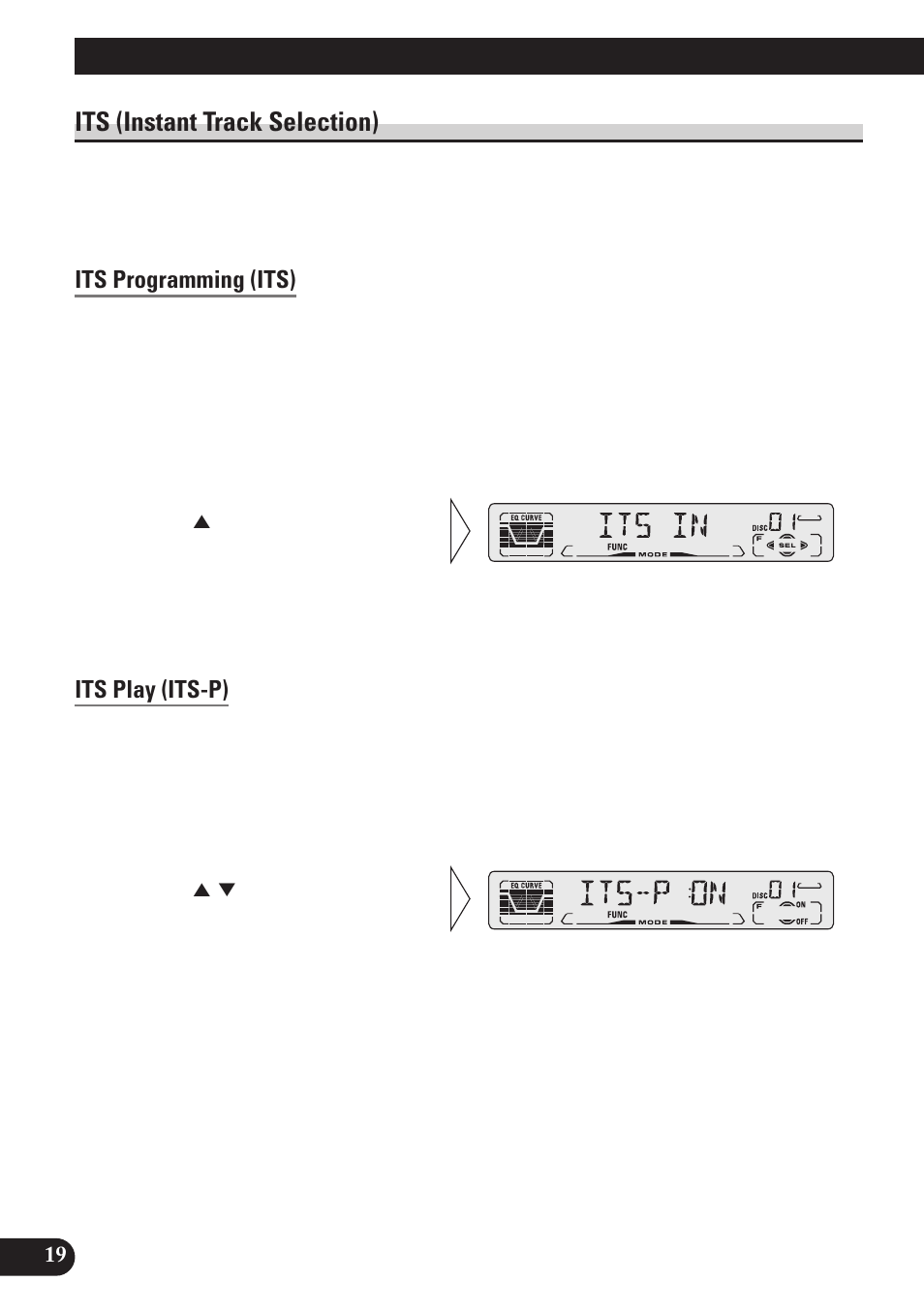 Its (instant track selection), Its programming (its), Its play (its-p) | A title (english) using multi-cd players | Pioneer DEH-P4150 User Manual | Page 20 / 128