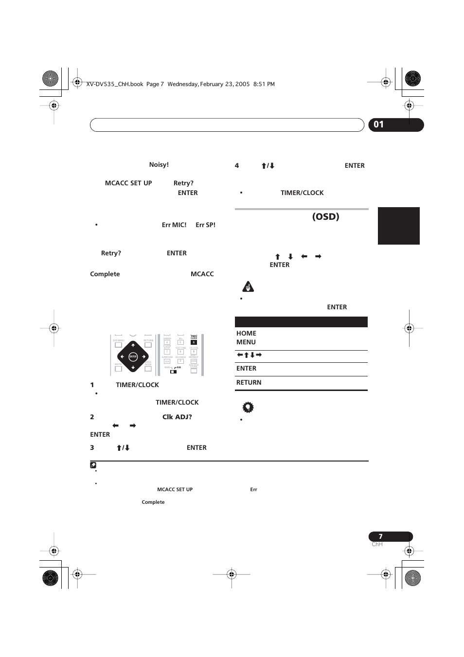 Osd) | Pioneer XV-DV535 User Manual | Page 61 / 109