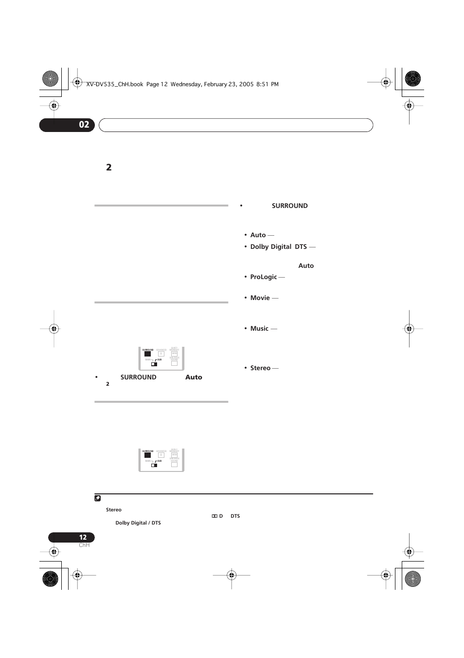 Pioneer XV-DV535 User Manual | Page 66 / 109