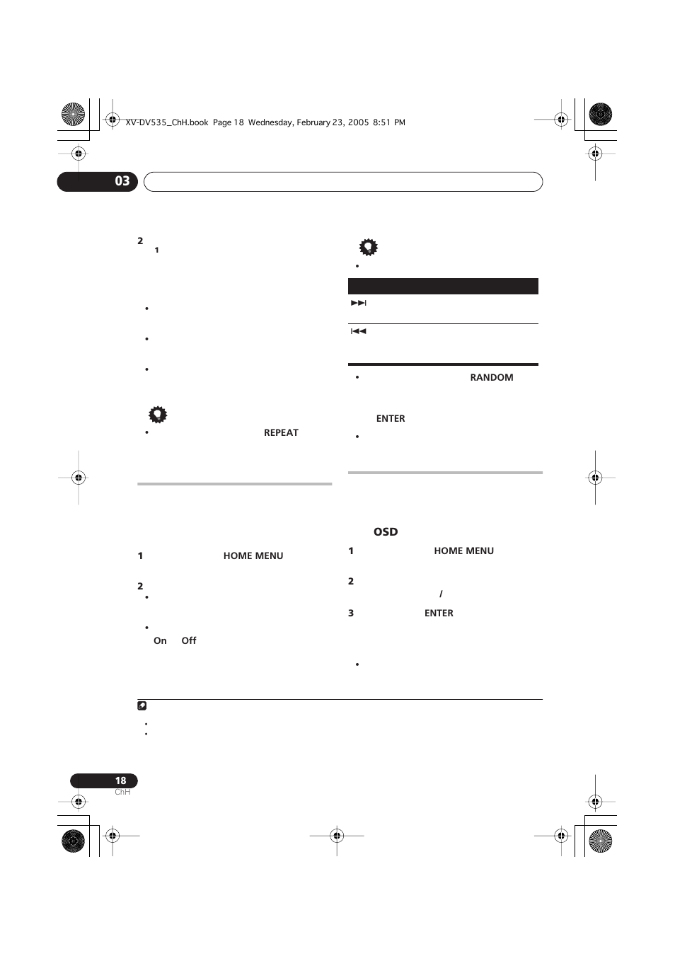 Pioneer XV-DV535 User Manual | Page 72 / 109