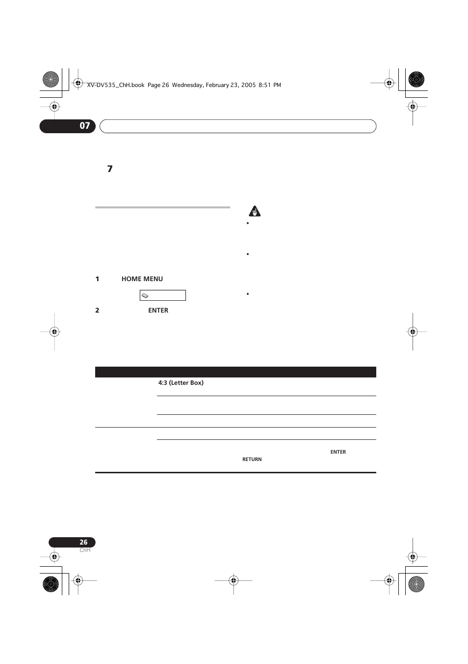 Pioneer XV-DV535 User Manual | Page 80 / 109