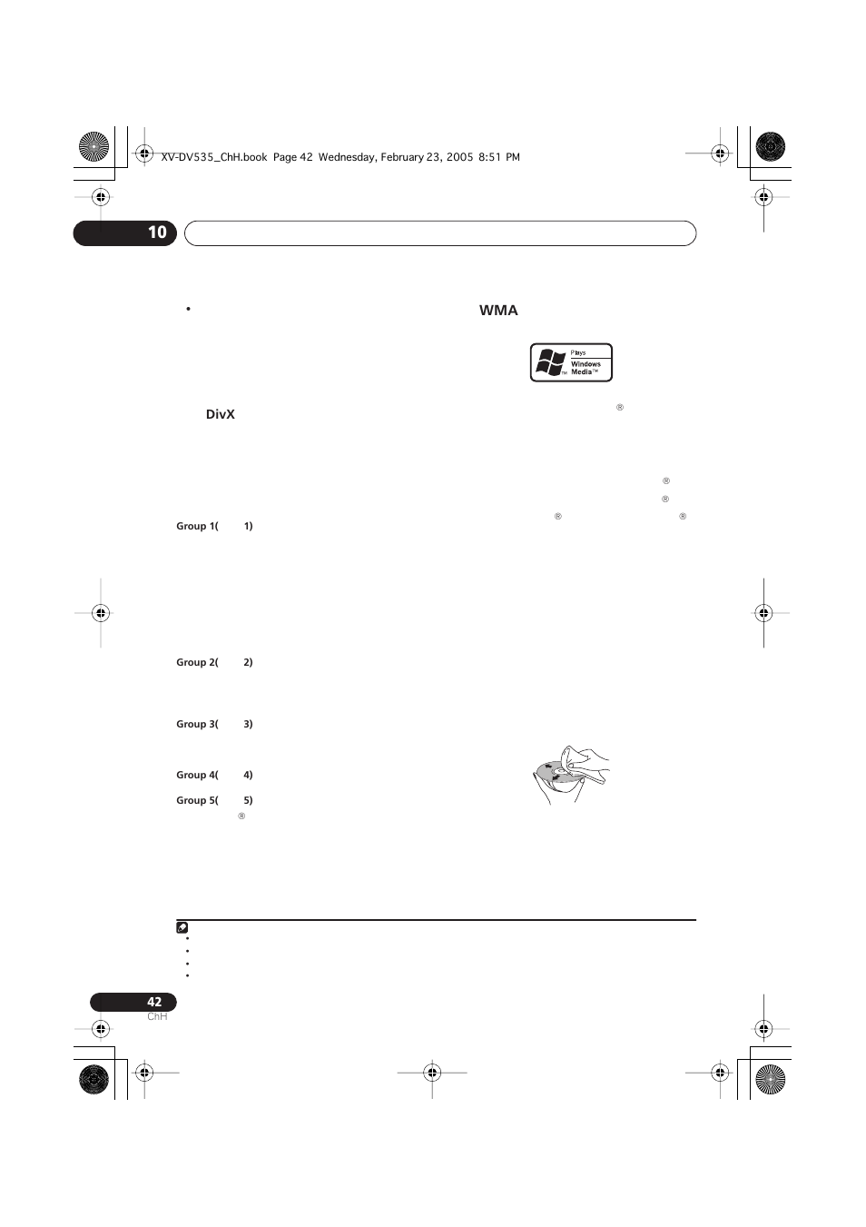 Pioneer XV-DV535 User Manual | Page 96 / 109