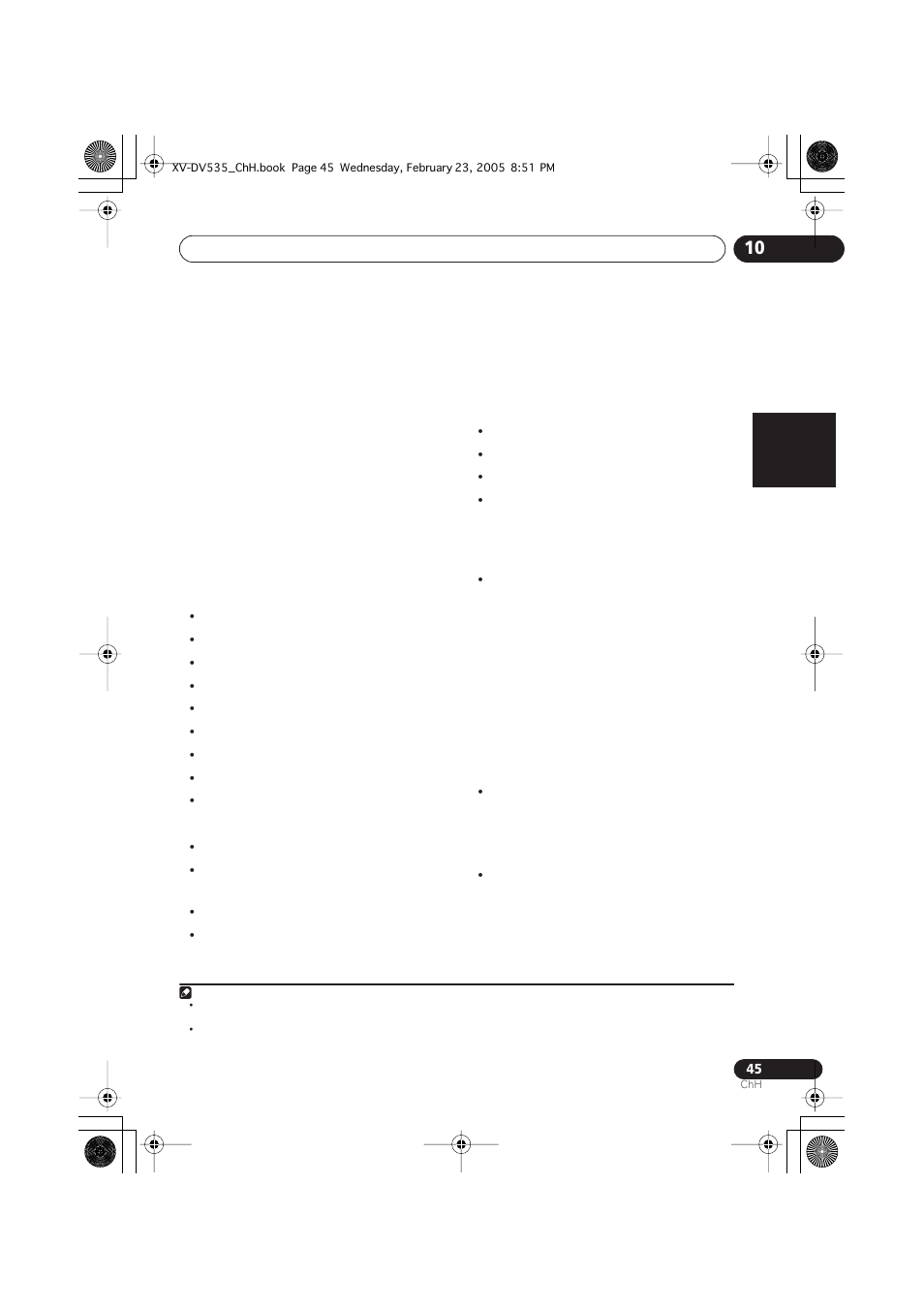 Pioneer XV-DV535 User Manual | Page 99 / 109