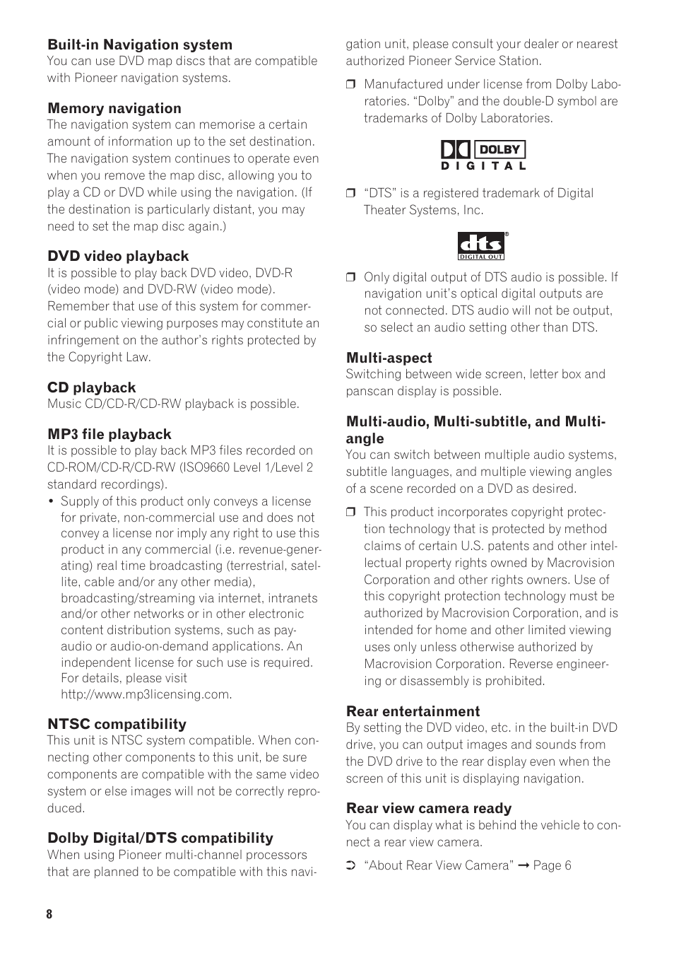 Pioneer AVIC-N1 User Manual | Page 10 / 28