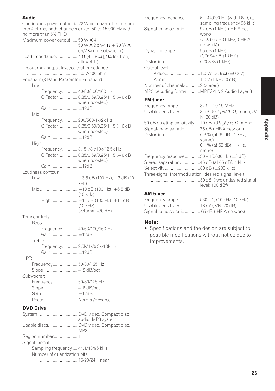 Pioneer AVIC-N1 User Manual | Page 27 / 28