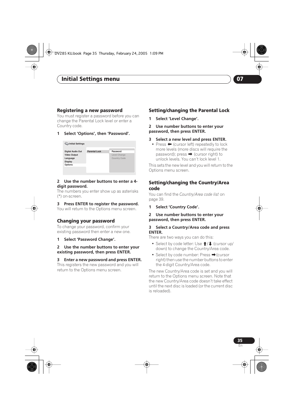 Initial settings menu 07 | Pioneer DV-280-S User Manual | Page 35 / 42
