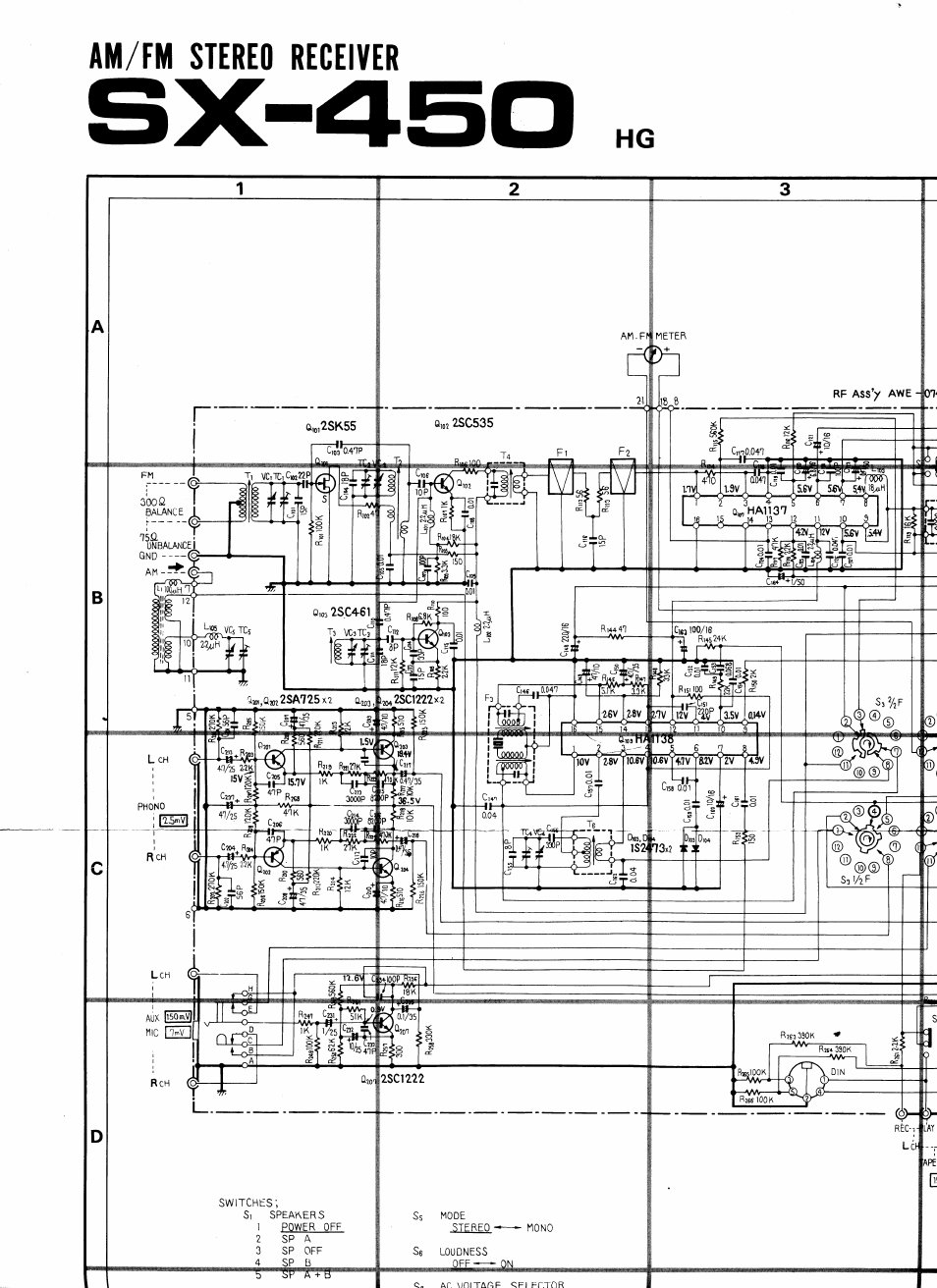 Pioneer sx-450 User Manual | Page 2 / 12