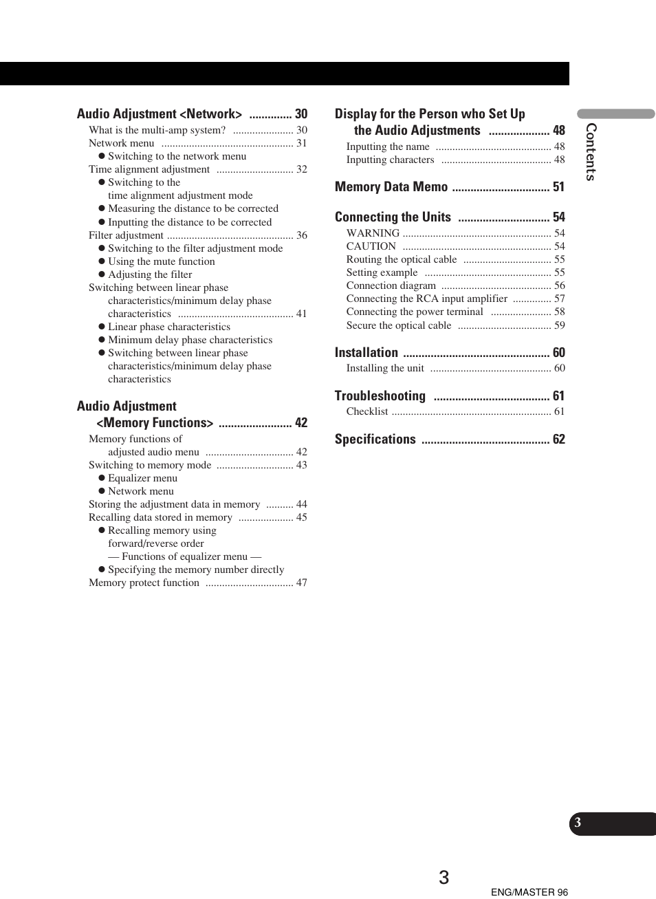 Pioneer RS-D7R User Manual | Page 3 / 64