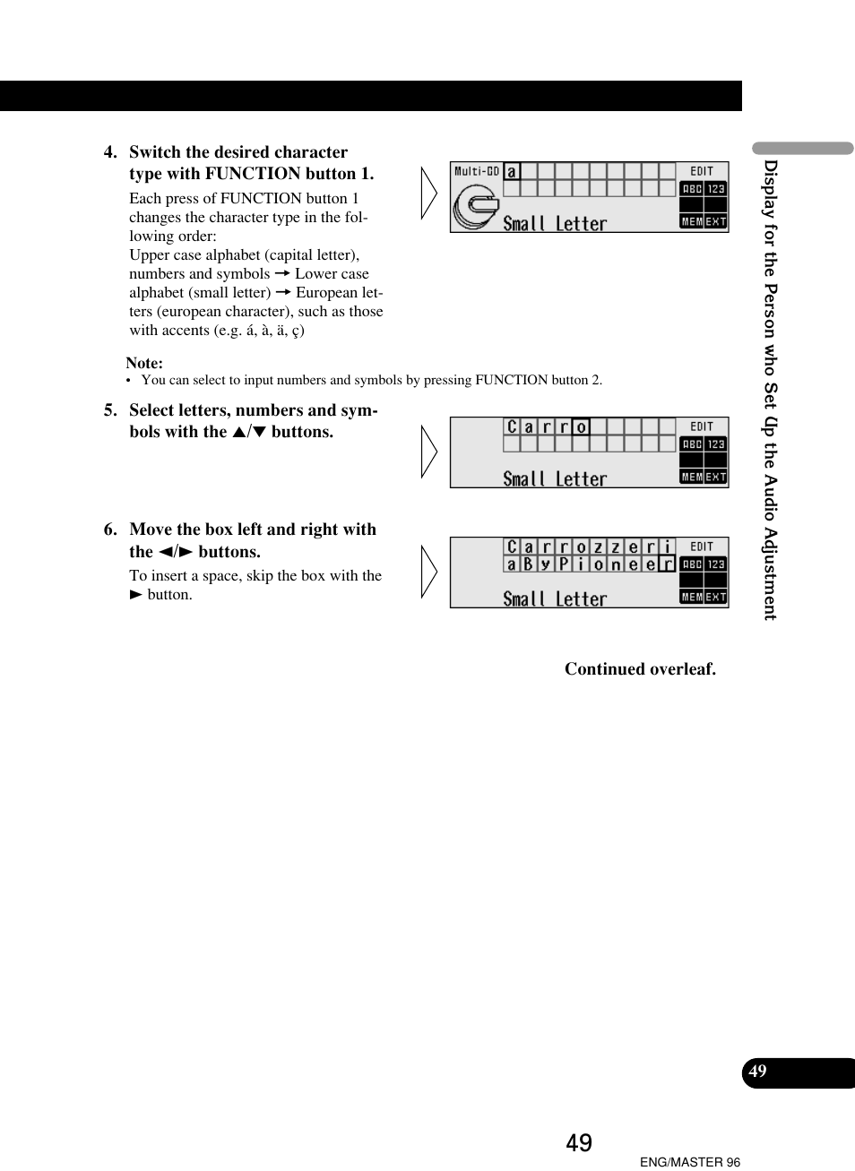 Pioneer RS-D7R User Manual | Page 49 / 64
