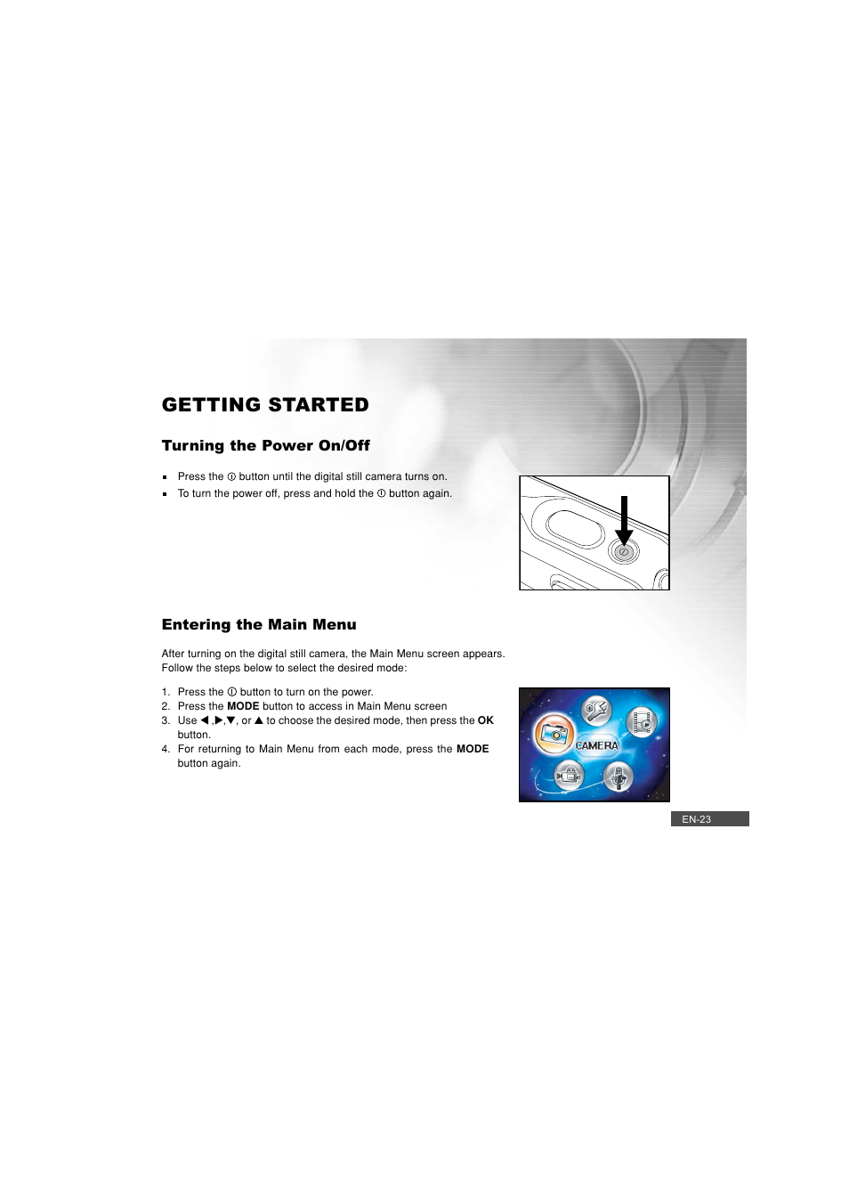 Getting started | Pioneer DC500 User Manual | Page 23 / 110