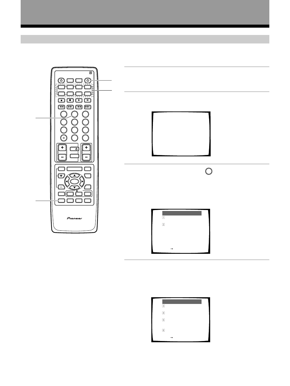 Remote control of other components, Turn on your tv and the receiver, Press remote setup | Press remote setup and, At the same time to select the learning setup mode, The remote set up menu appears on your tv screen | Pioneer VSX-27TX User Manual | Page 50 / 80