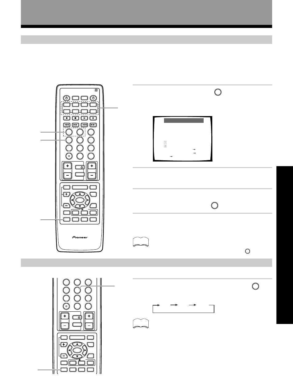 Remote back light, Press remote setup and, Press and hold both remote setup and | Using other functions, Max off mid | Pioneer VSX-27TX User Manual | Page 65 / 80